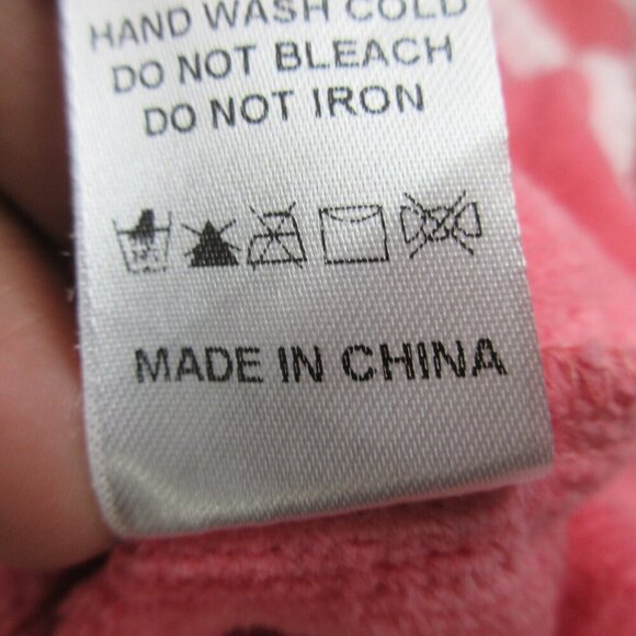 Pomander Place Women's Terry Cloth Top Sweatshirt S Pink Casual Preppy Chic 370 - Picture 5 of 8